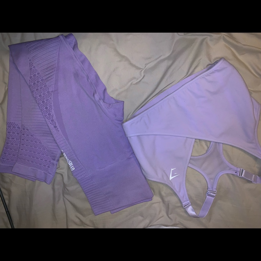 Gymshark Lilac Set